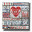 «My Patriotic Heart» par Art Licensing Studio, art mural sur toile
