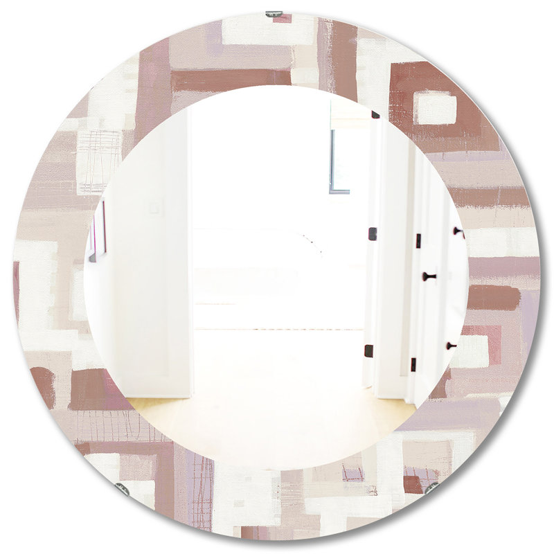 Miroir d'appoint Geometric Form Windows II, H 31,5 po x l 31,5 po x P 0,24 po