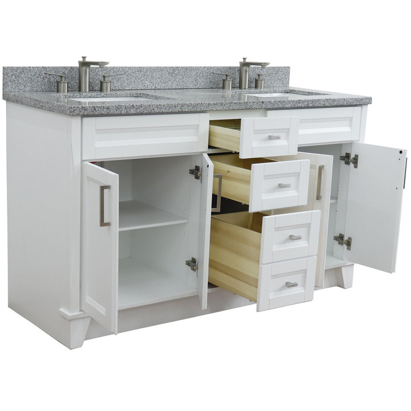 Ensemble de meuble-lavabo double 61 po Muskota