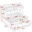 Lits plateforme simple pour lit simple, chacun équipé de deux tiroirs-2146687001