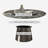 Elegant Artificial Marble Round Dining Table Sets