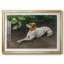 Fox-terrier avec un papillon - Bruno Liljefors - reproduction encadrée avec passe-partout et verre - 1891-1029806173-1029806114-1029806117