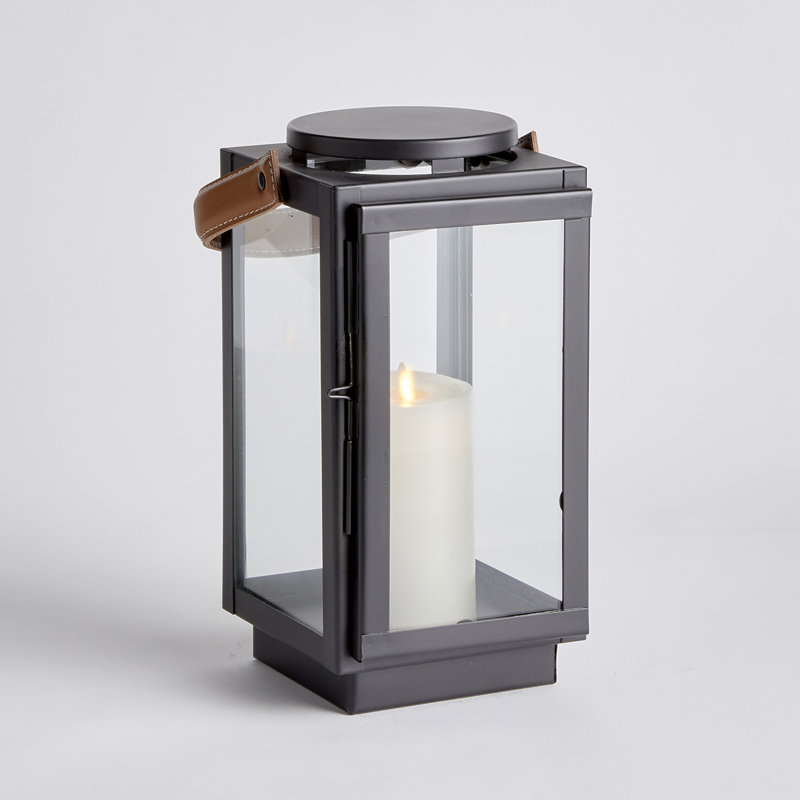 Lantern, 12.25" H x 6" W x 6.5" D