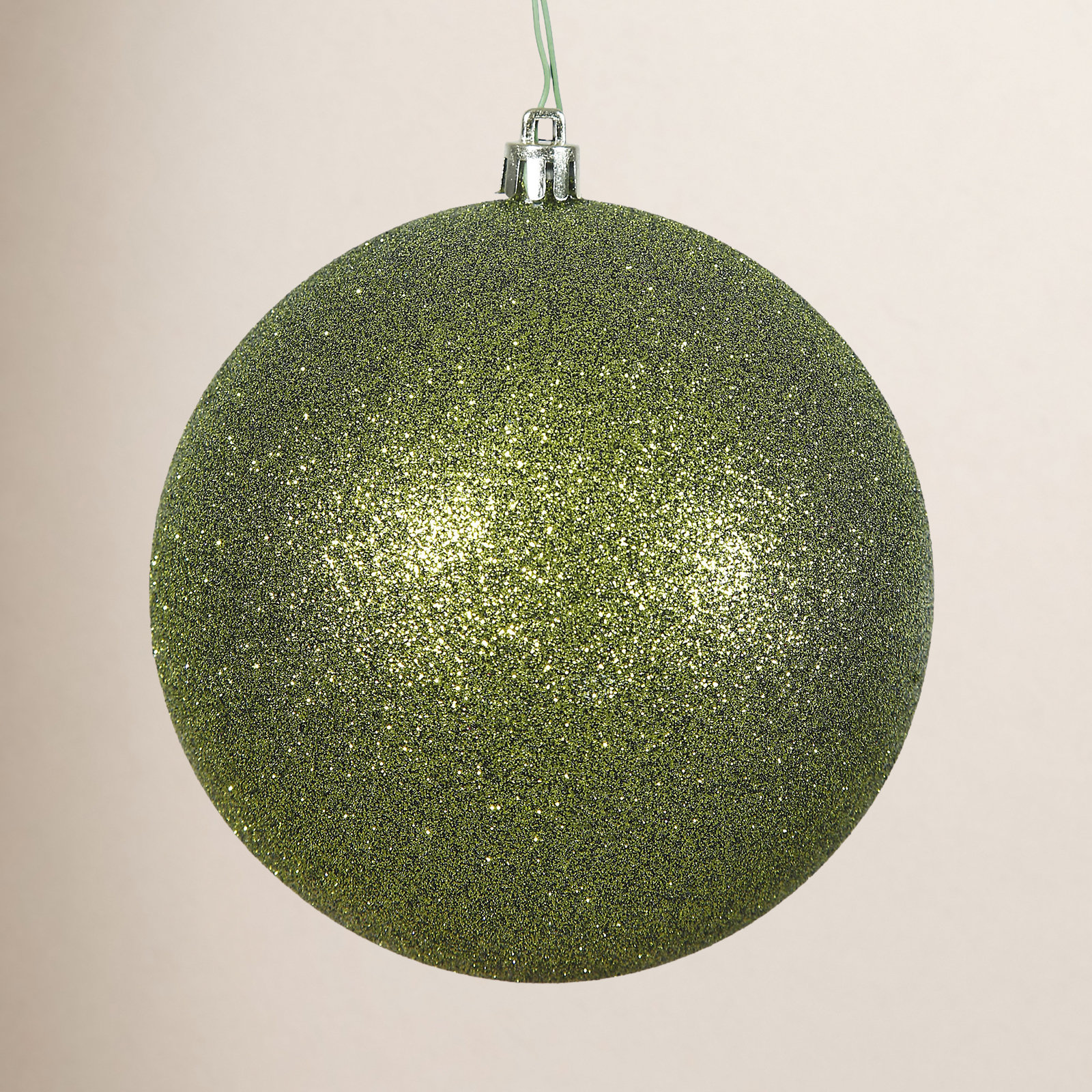 5" Shatterproof Bauble, Olive