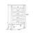 Walnut Solid Wood Accent Cabinet