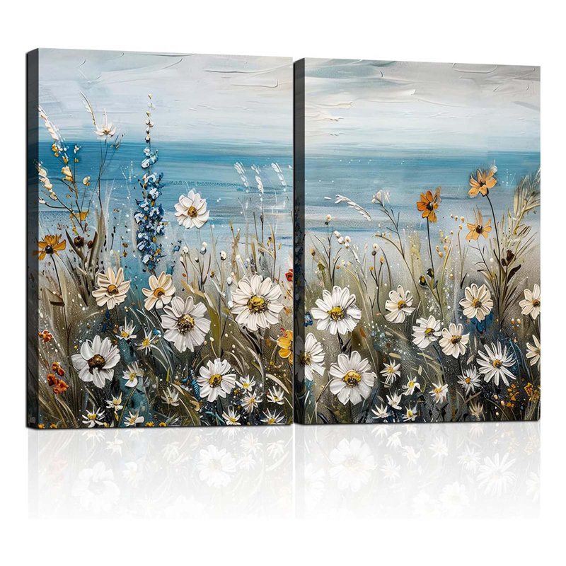 2 Piece Wrapped Canvas Print, 60 cm H x 40 cm W