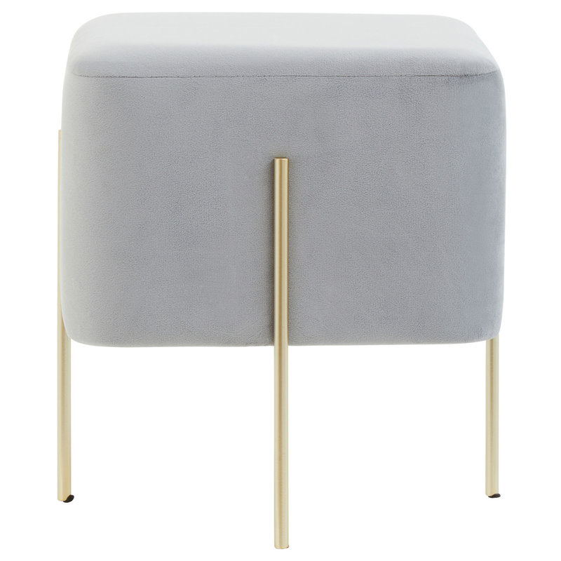 Kaskaskia Stainless Steel Accent Stool