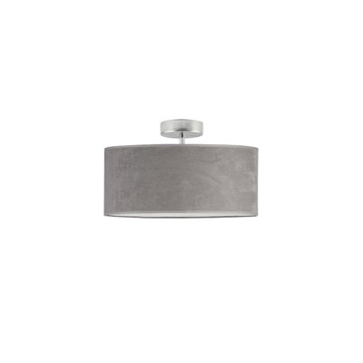 Vannatter Fabric Semi Flush Mount