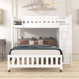Eyoas Twin over Full 6 Drawer L-Shaped Bunk Beds Bed with Shelves by Harriet Bee