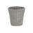 Handwoven Willow Wicker Waste Basket with Distressed and Includes Plastic Liner Gray-54655114