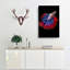 Siamese Fighting Fish In Abstract - Wrapped Canvas Painting-55318338