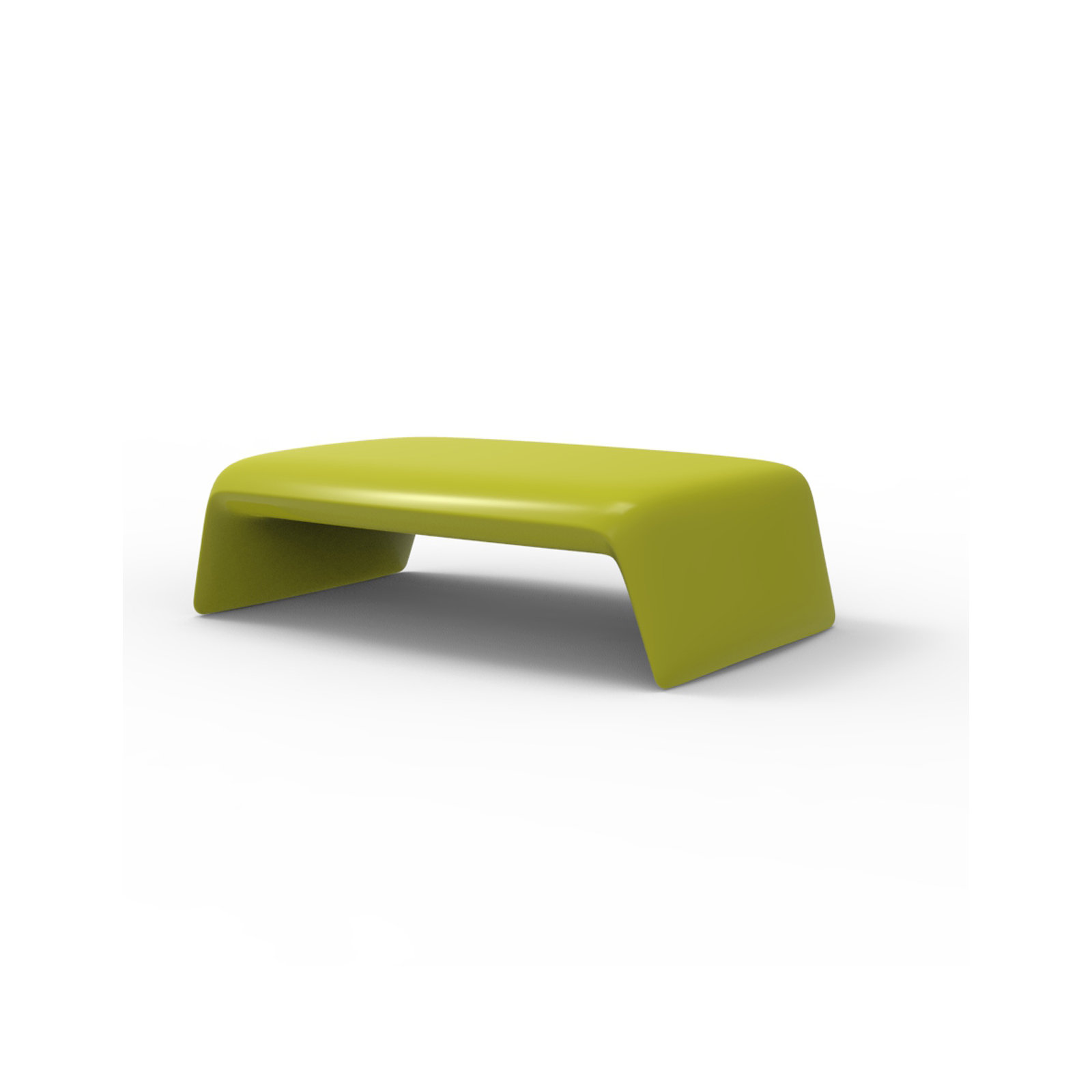 Blow Plastic/Resin Coffee Table, Clay