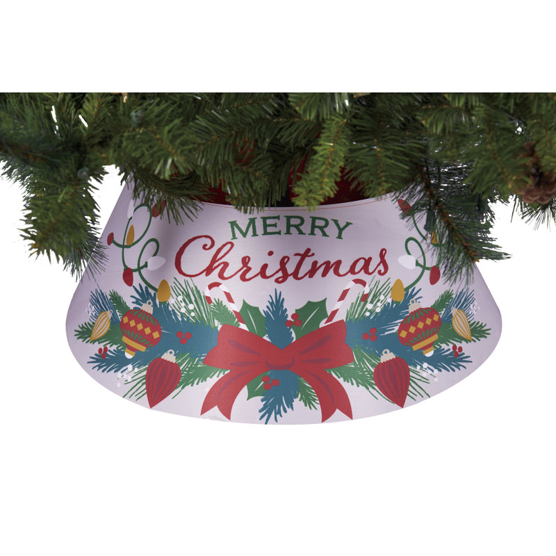 Collier d'arbre en tissu Merry Christmas
