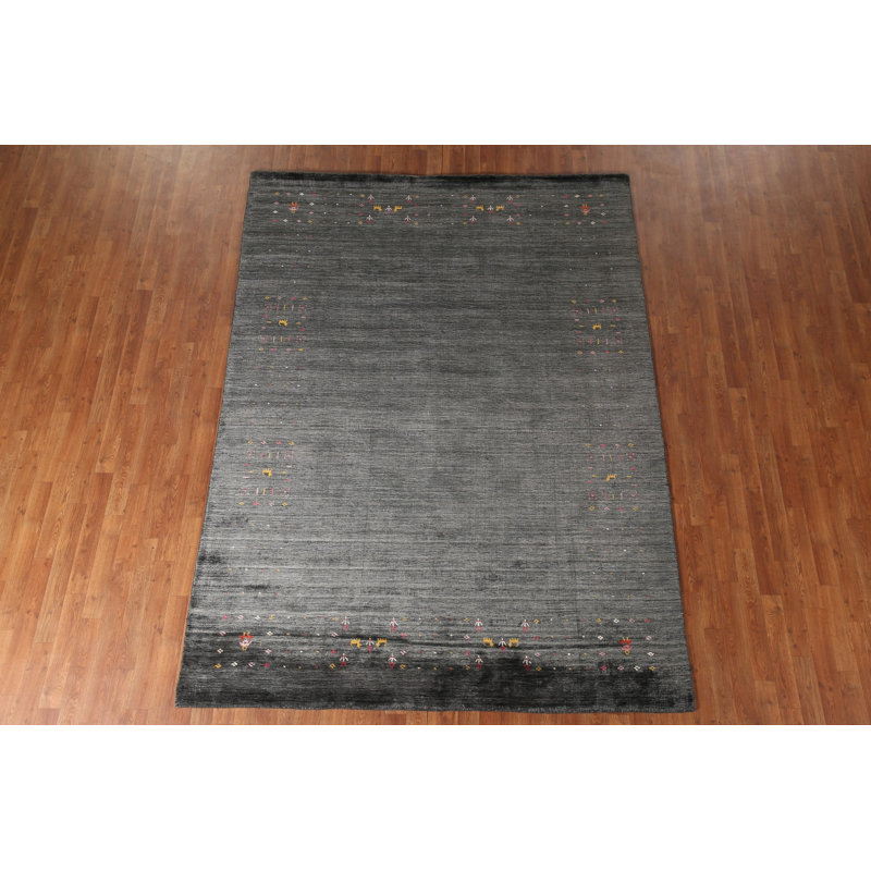 Tapis oriental fait à la main Gabbeh 7 x 9