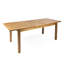 Table de salle à manger rustique, fabriquée en bois pour une conception extensible Table extensible en bois, finition