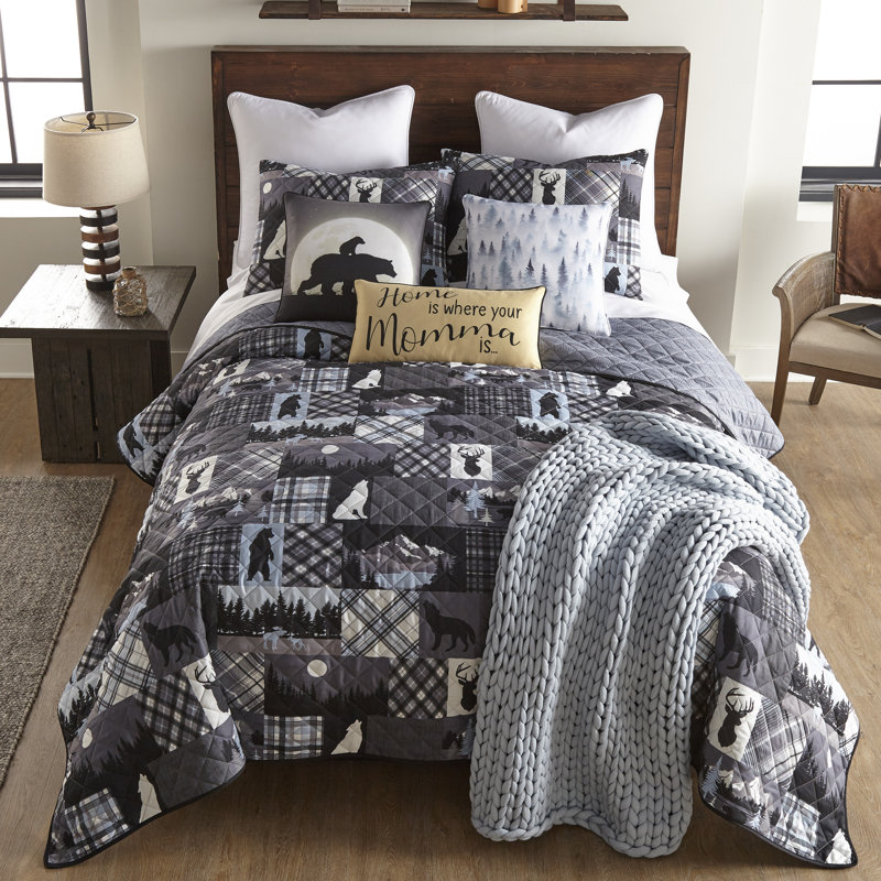 Housse et insert de coussin carré Nightly Walk