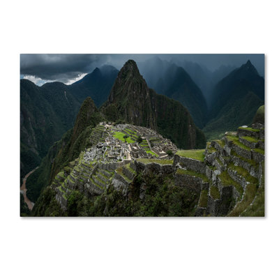 « machu picchu pérou », reproduction de photo sur toile tendue