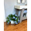Outdoor UV Hydrangeas Arranged in Fiberstone Pot-215098894