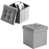 Gray Polyester Blend selected