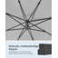 Cabriano Rectangular Market Parasol-274262474-274262473