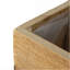 Ensemble de 2 boîtes en bois récupéré avec support en fer noir, L 11 x 11 x 29,5 po: 8,5 x 8,5 x 21,5