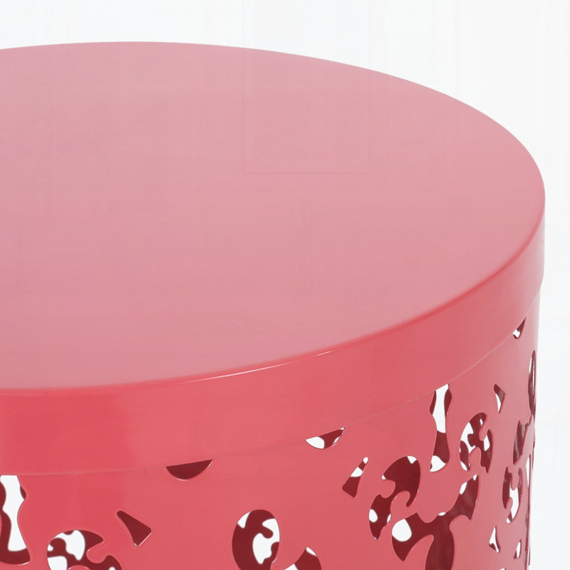 Metal Side Table(Set Of 2), Corail