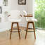 Tabourets de comptoir et de bar pivotants en bambou Kelsch-2100467762-2100570544