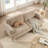 83.85" Modern Sofa Chenille Wooden Upholstered Couch-750205381