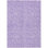 10' X 14' Lilac And Ivory Floral Washable Indoor Outdoor Area Rug