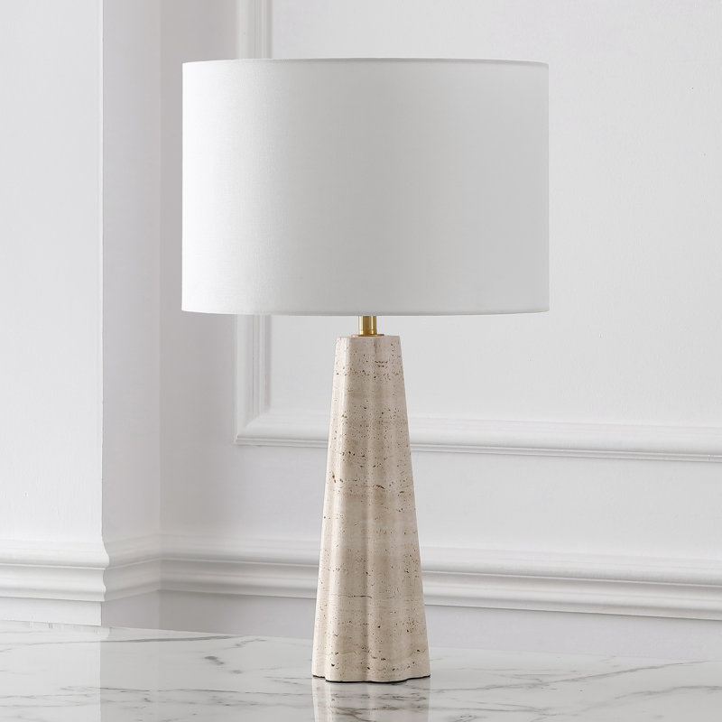 Naveen Travertine Table Lamp