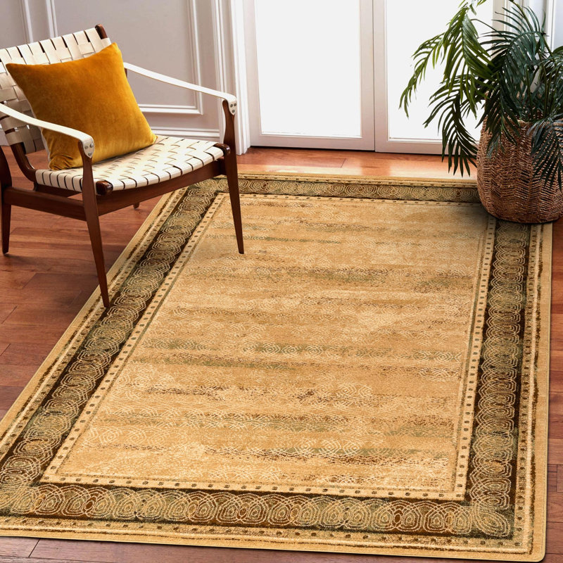 Oriental Wool Area Rug, Rectangle 135 x 200cm