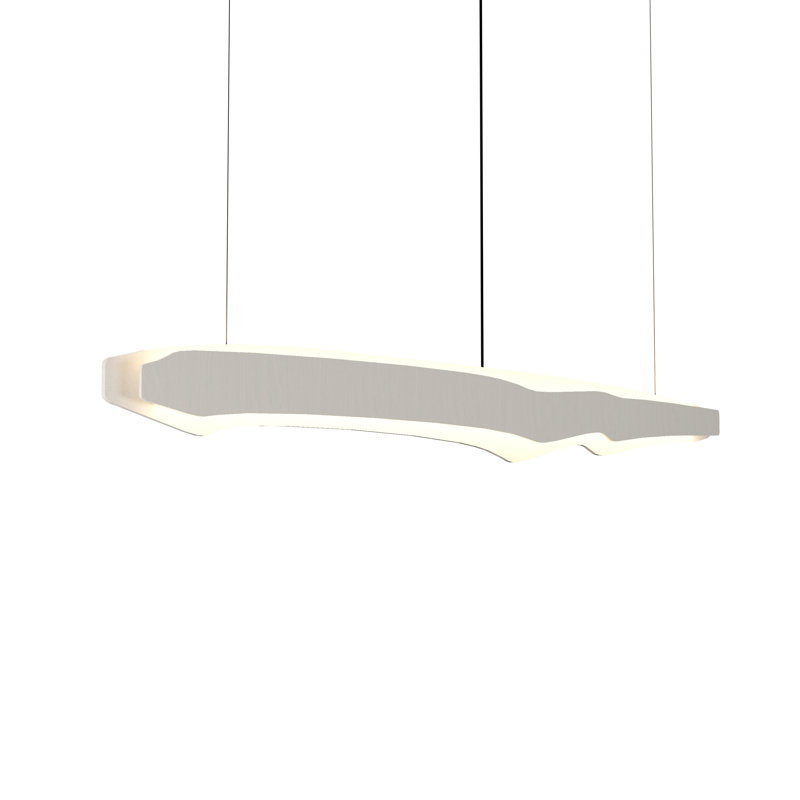 Horizon 1 - Light LED Pendant, 7.68" H x 39.37" W x 3.54" D, Organic White