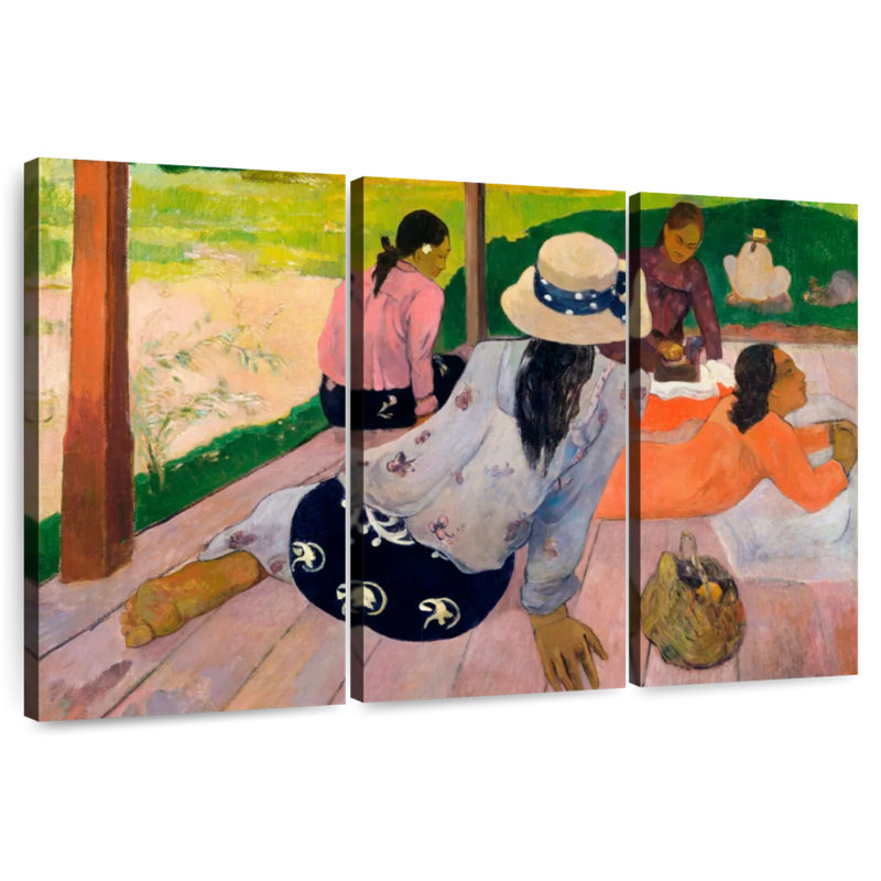 Leisha The Siesta 1892-1894, H 32 po x l 50 po
