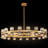  36-Light 36"W Dimmable Round Crystal Cup Style Chandelier with Crystal Accents (Bulbs Included)-1085984173