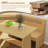 Modern Breakfast Nook Kitchen Corner Dining Set with L-Shaped Bench, USB Charging & Storage Shelf – Space-Saving 3–4 Seat Table and Chairs for Family Home，Natural Wood-955530018