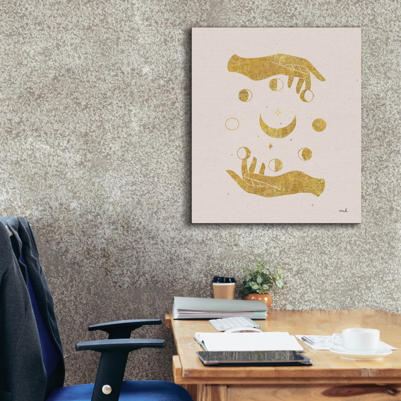 «Celestial» par Moira Hershey, art mural sur toile, H 30 po x l 26 po x P 1,5 po