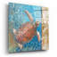  «Turtle and Sea» par Art Licensing Studio, art mural en verre acrylique, 12 po x 12 po