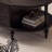 Solid wood coffee table with retro design