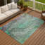 Tapis abstrait intérieur / extérieur lavable à la machine Efhantillonko ACN2307-89305661