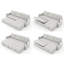 Canapé-lit convertible en tissu, canapé-lit modulaire escamotable avec charge USB et porte-gobelets, canapé-lit en forme de L avec rangement pour le salon (beige)-129047446