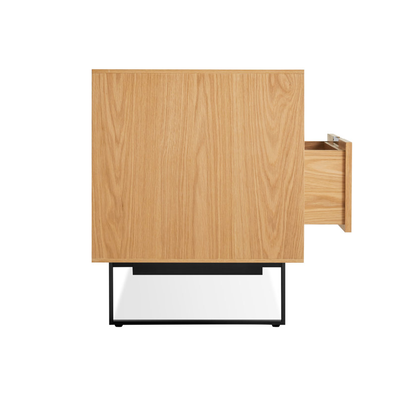 Series 11 Media Console, White Oak/Oblivion