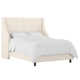 Bernadine Upholstered Wingback Bed