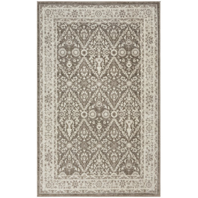 Tapis ivoire ivoire Charlton Home® Dionigia