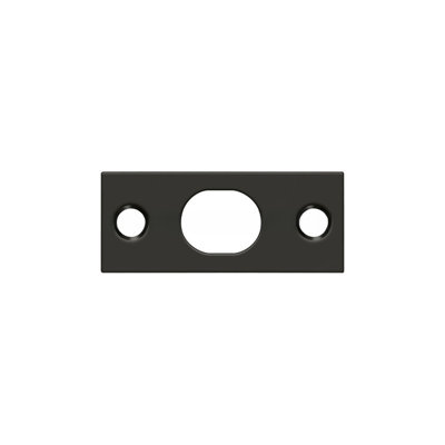 Deltana SP12EFB10B Strike Plate For Extension Flush Bolt in Oil-rubbed Bronze