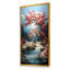 Arbre rouge fleur rouge au clair de lune - Art mural arbre-1082636394-1298920511