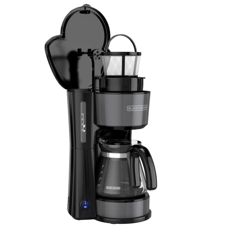Cafetière programmable noire 12 tasses Black Decker