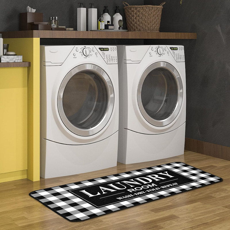 Tapis de sol antidérapant 20 x 47 po, noir