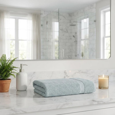 Drap de bain en coton turc clair 35 "x 70"