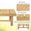 Solid Wood Fir Outdoor Bench