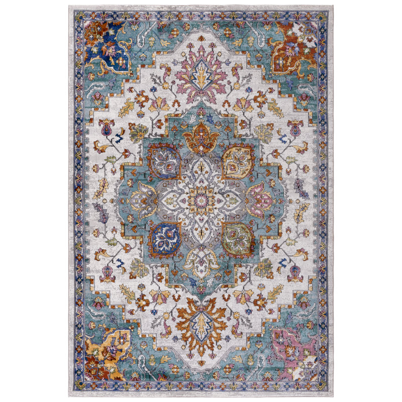 Aria Performance Oriental Indoor Rug, 5'-1" X 7'-3" Rectangle